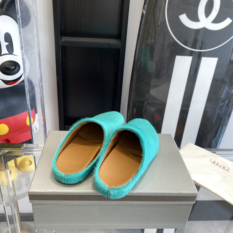 Ma*n1 green fussbett sabot loafers