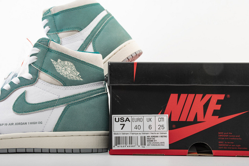air jordan 1 retro high og turbo green 555088-311
