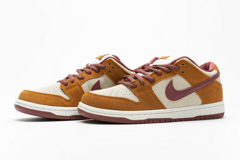 nike sb dunk low pro dark russet cedar bq6817-202