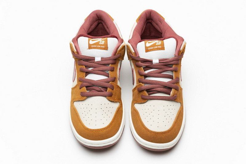 nike sb dunk low pro dark russet cedar bq6817-202