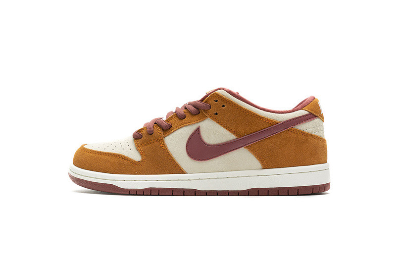 nike sb dunk low pro dark russet cedar bq6817-202