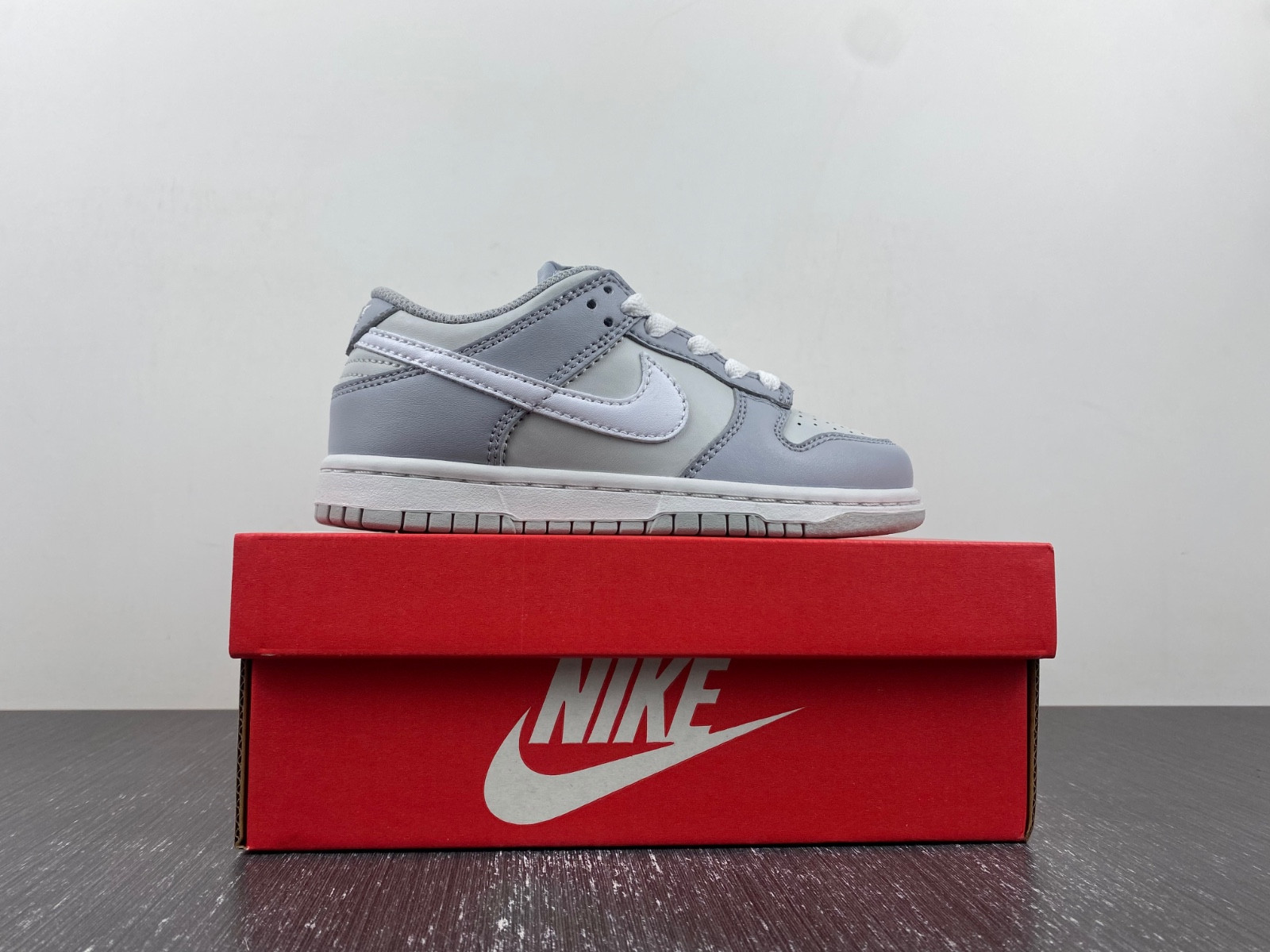 nike dunk low two-toned grey (ps) kids