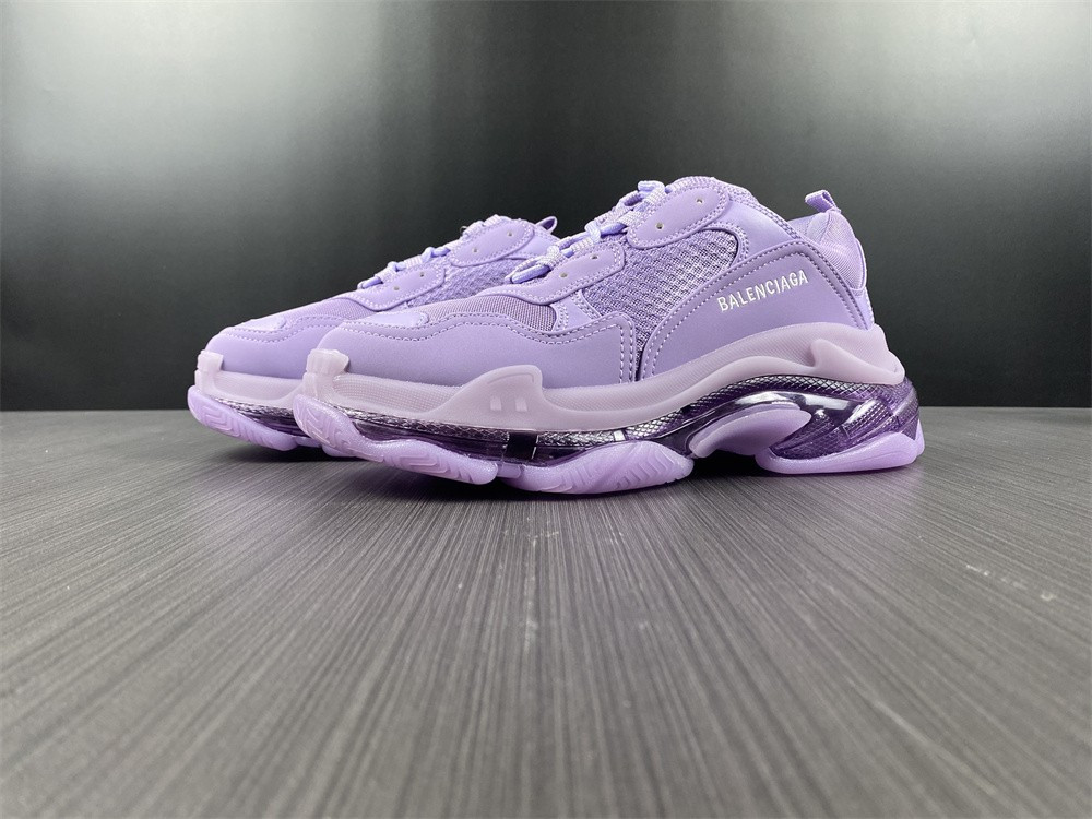 Ba*len*cia*ga triple s purple sneaker