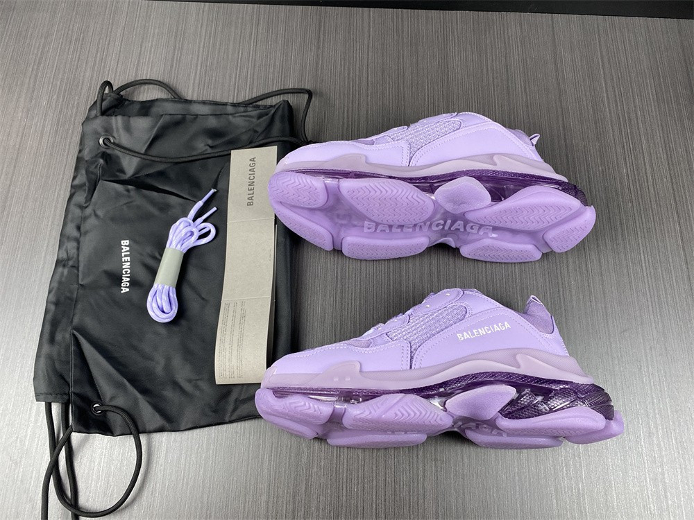Ba*len*cia*ga triple s purple sneaker