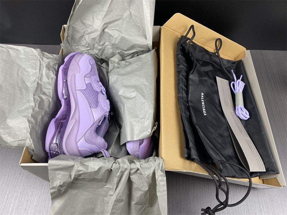 Ba*len*cia*ga triple s purple sneaker