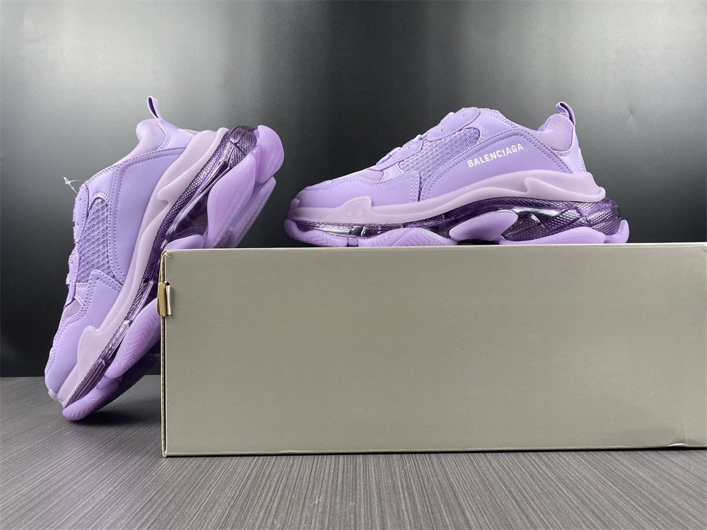 Ba*len*cia*ga triple s purple sneaker