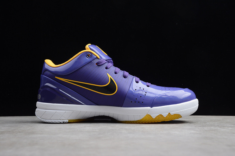 nike kobe 4 protro undefeated los angeles lakers cq3869-500