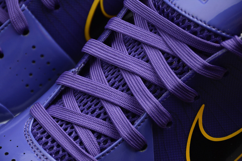 nike kobe 4 protro undefeated los angeles lakers cq3869-500