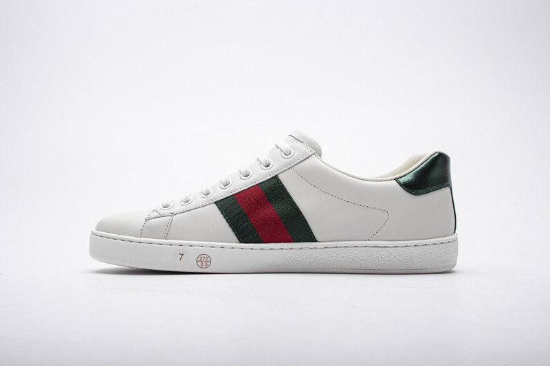 G*u*i low-top sneaker white with apple