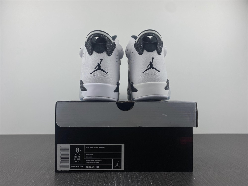 jordan 6 retro oreo - 384664-101