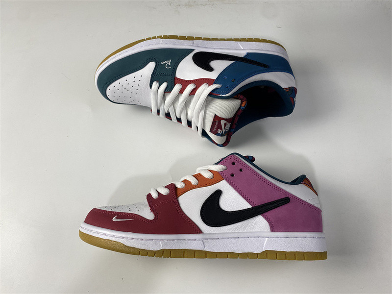 parra nike sb dunk low 2021 dh7695-100