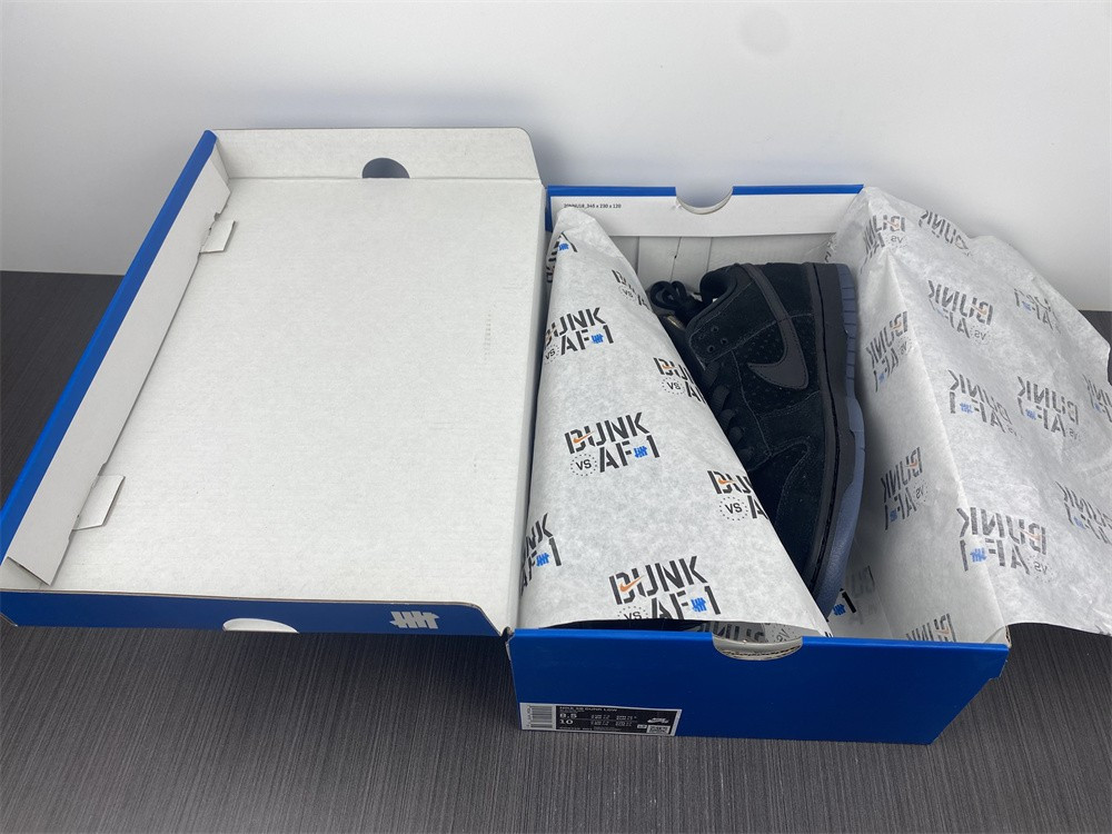 undefeated nike dunk low black do9329-001