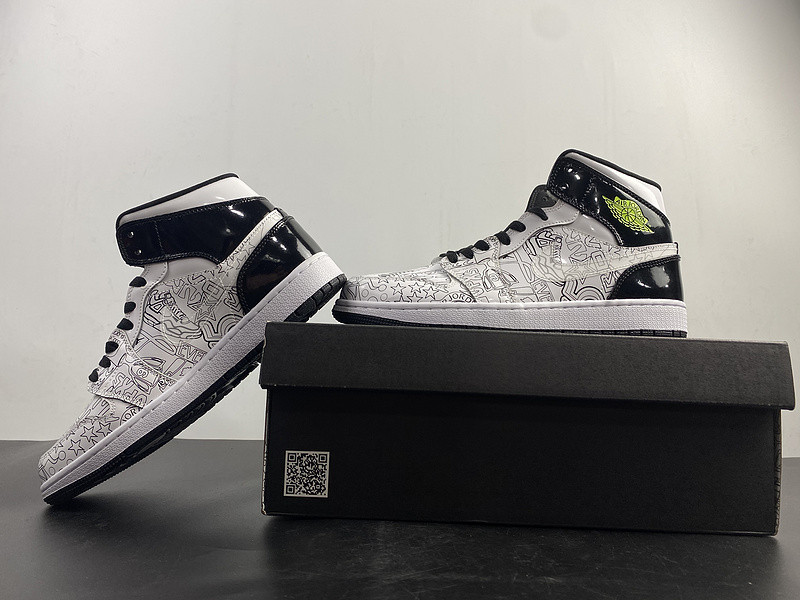 jordan 1 mid se diy (gs) - dc4099-100