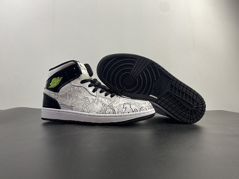 jordan 1 mid se diy (gs) - dc4099-100