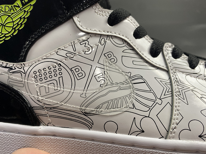 jordan 1 mid se diy (gs) - dc4099-100