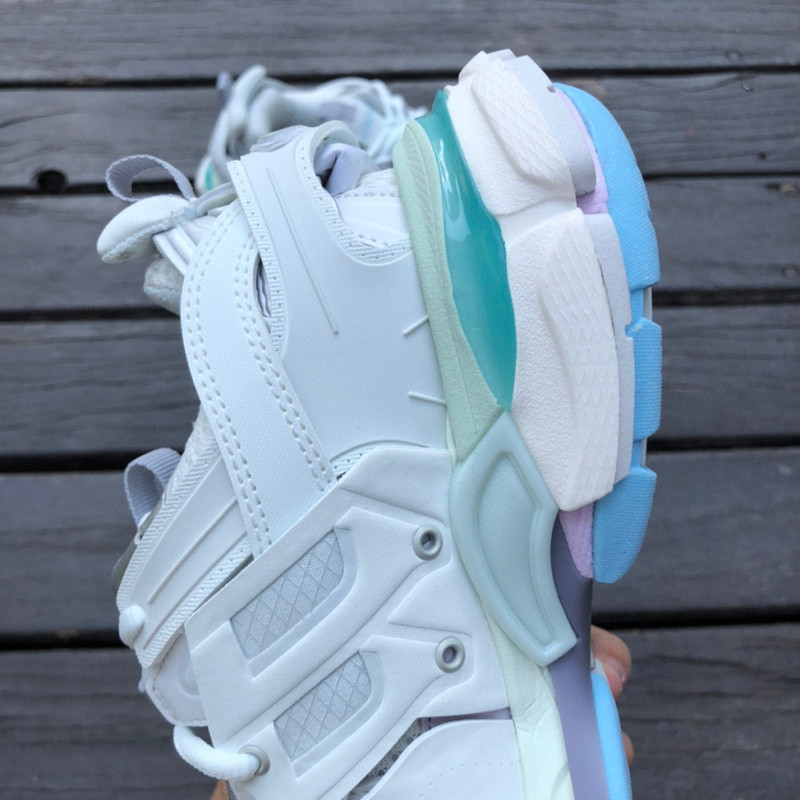 Ba*len*cia*ga 3.0 track trainer white blue pink