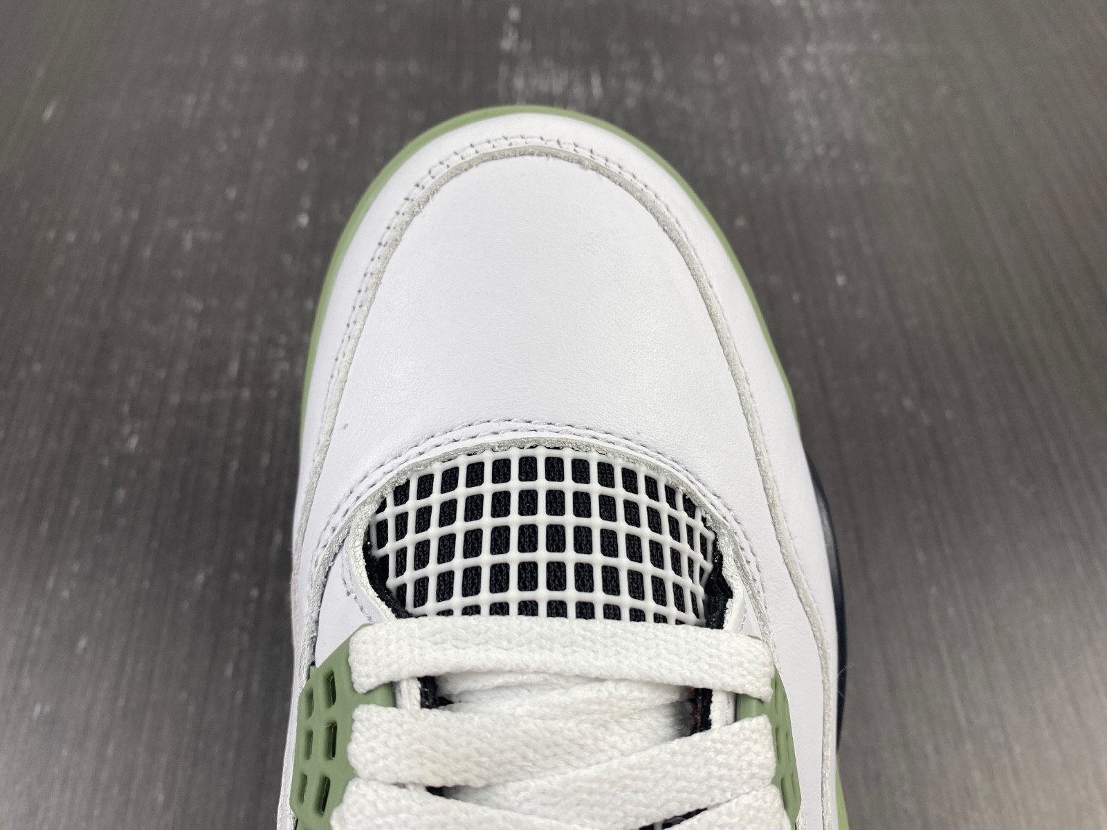 air jordan 4 seafoam oil green wmns aq9129-103