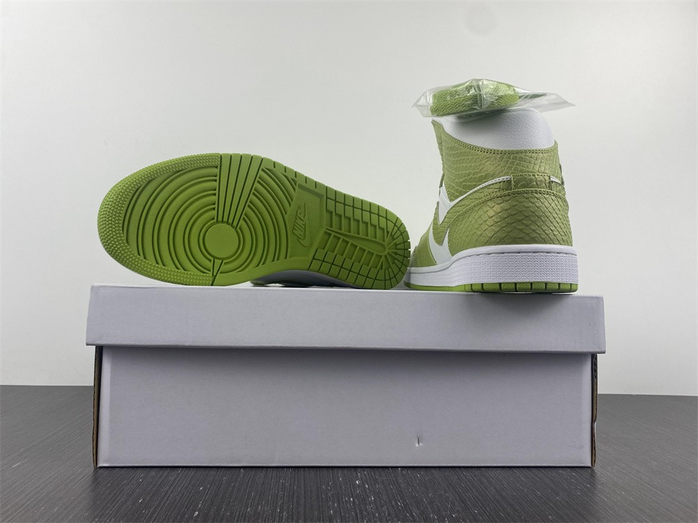 jordan 1 mid green python (w) - dv2959-113