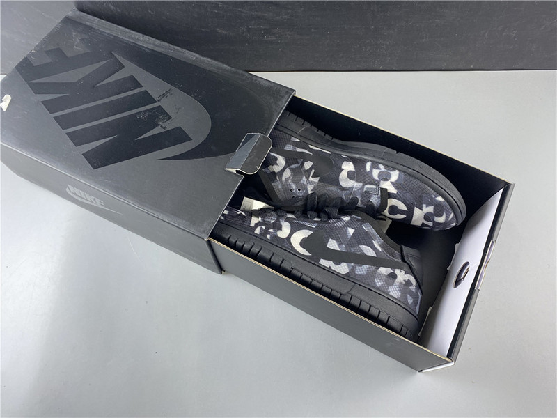 nike dunk low comme des garcons print (w) - cz2675-001