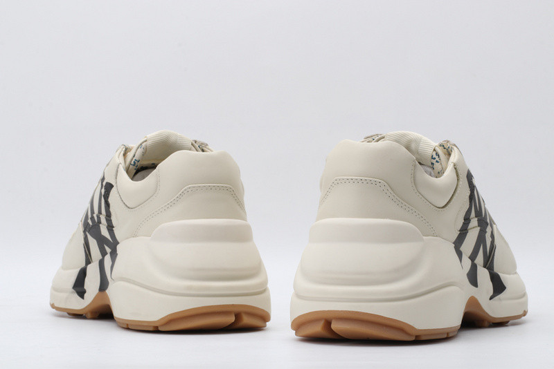 G*u*i ace embroidered low-top sneaker white with ny