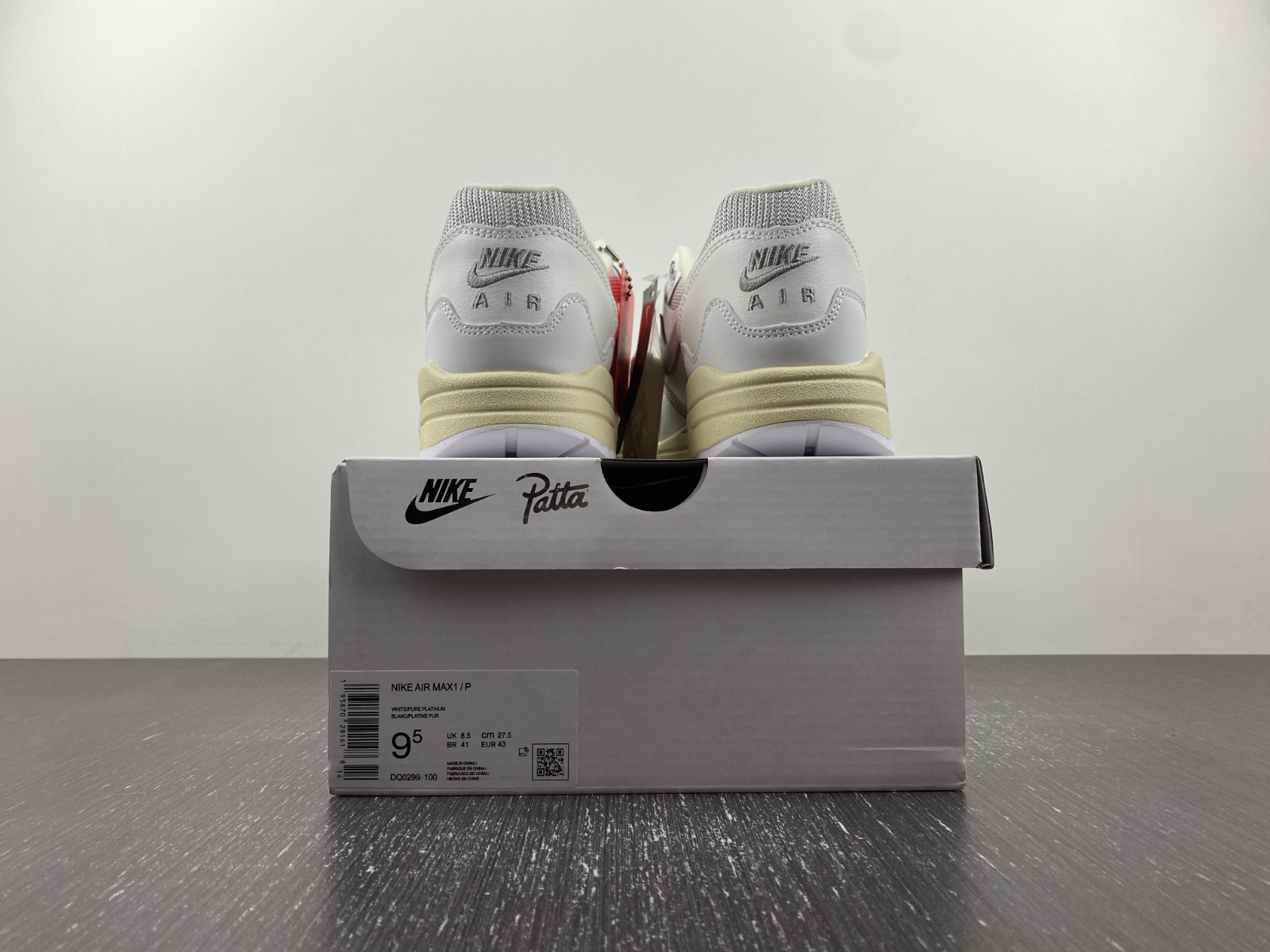 nike air max 1 patta waves white - dq0299-100
