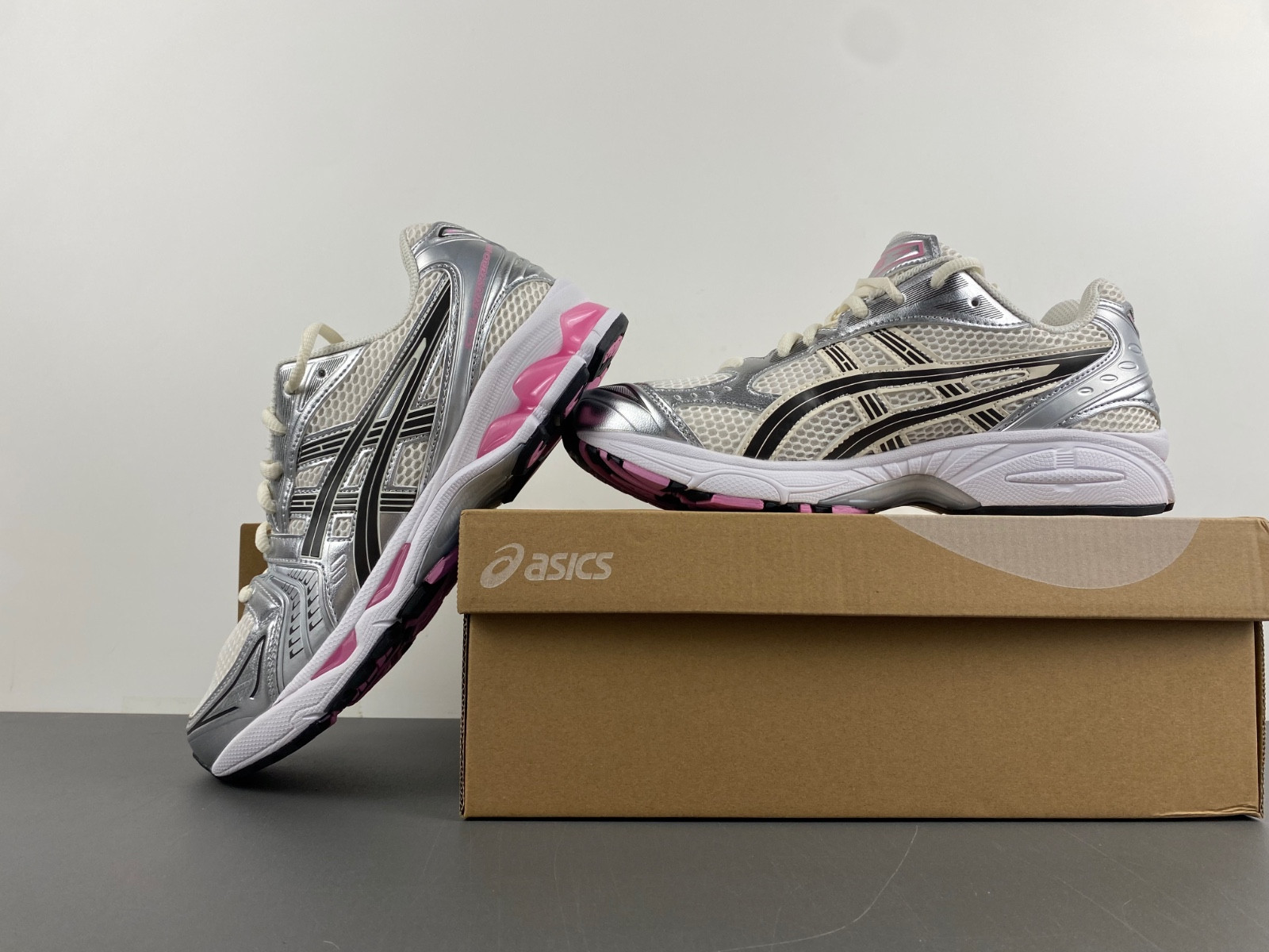 As*ic*s gel-kayano 14 cream sweet pink men