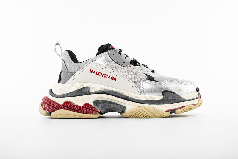 Ba*len*cia*ga triple s grey/sliver/black