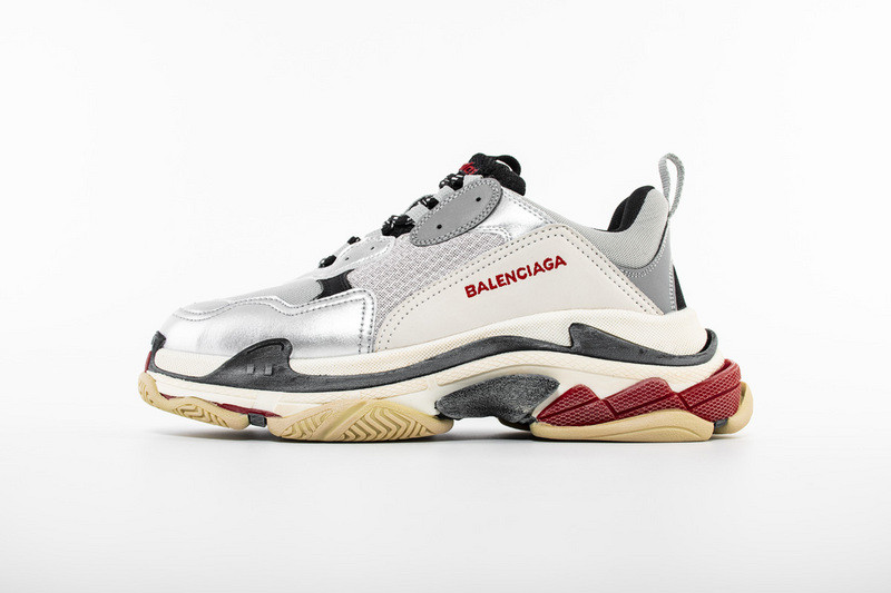 Ba*len*cia*ga triple s grey/sliver/black