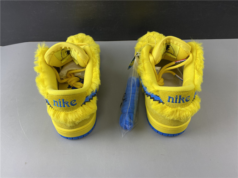 grateful dead x nike sb dunk low“ yellow bear” cj5378-700