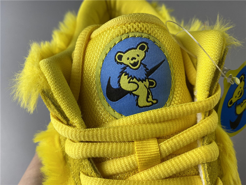 grateful dead x nike sb dunk low“ yellow bear” cj5378-700