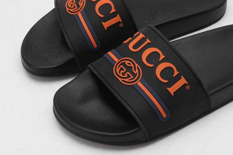 G*u*i slides all black with "orange G*u*i"