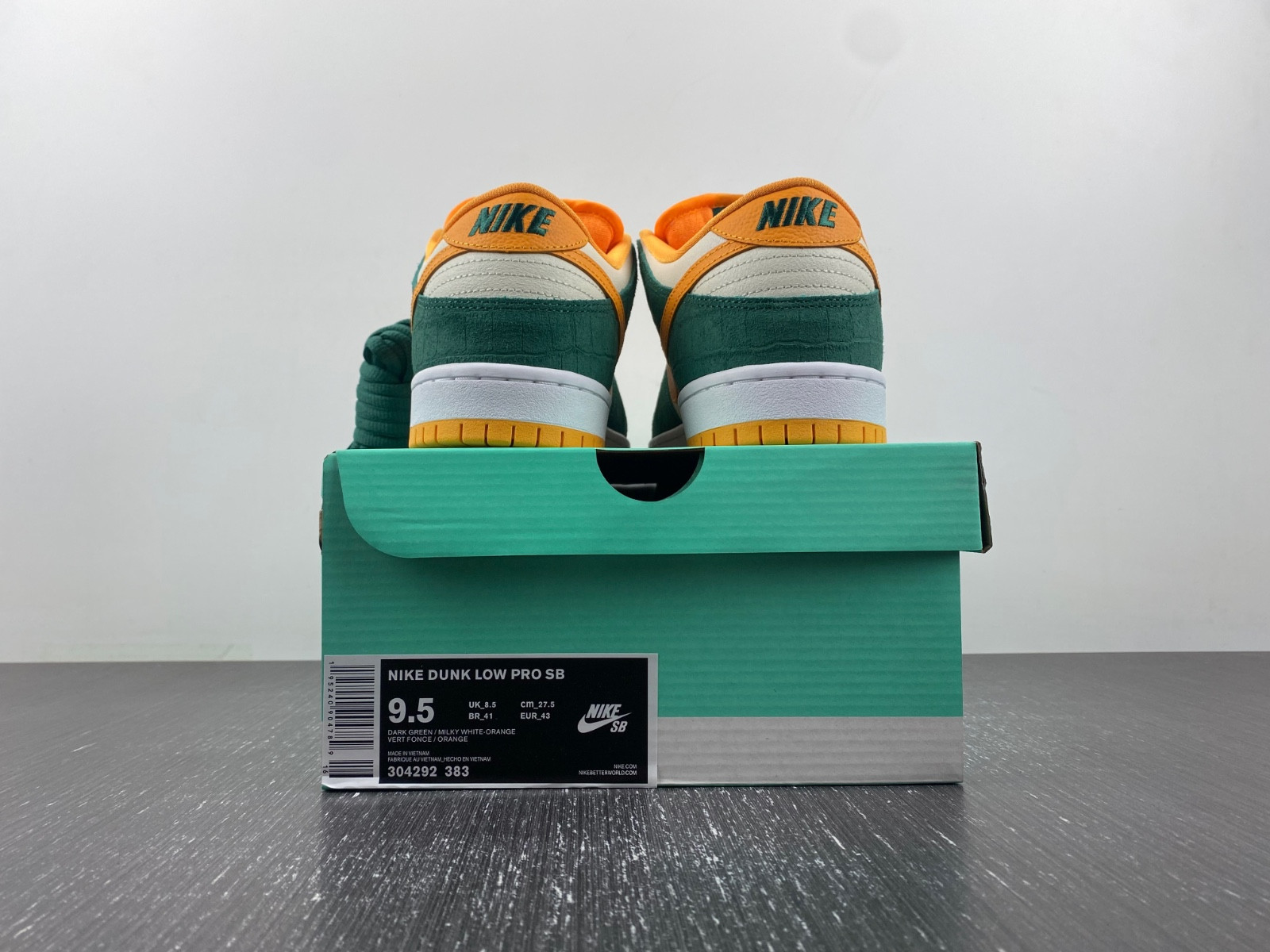 nike sb dunk low legion pine kumquat men