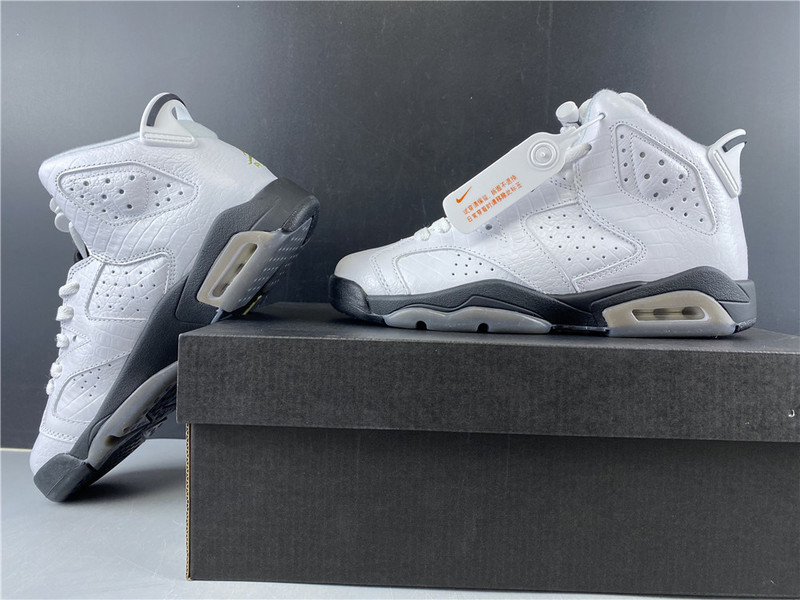 jordan 6 retro alligator (gs) - 384665-110