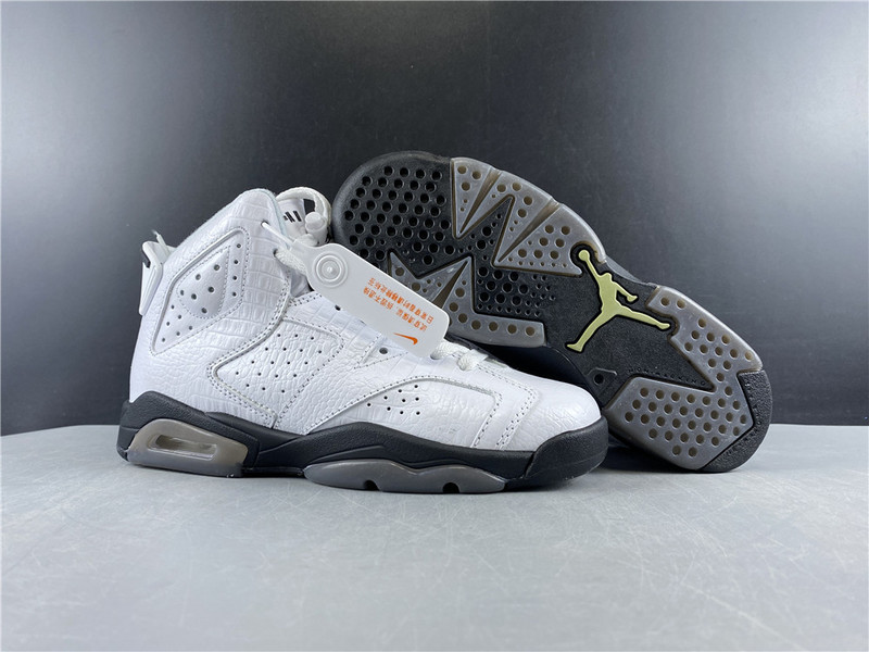 jordan 6 retro alligator (gs) - 384665-110
