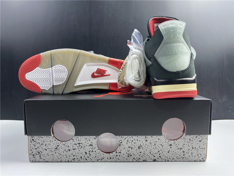 owt x air jordan 4 “bred” cv9388-001