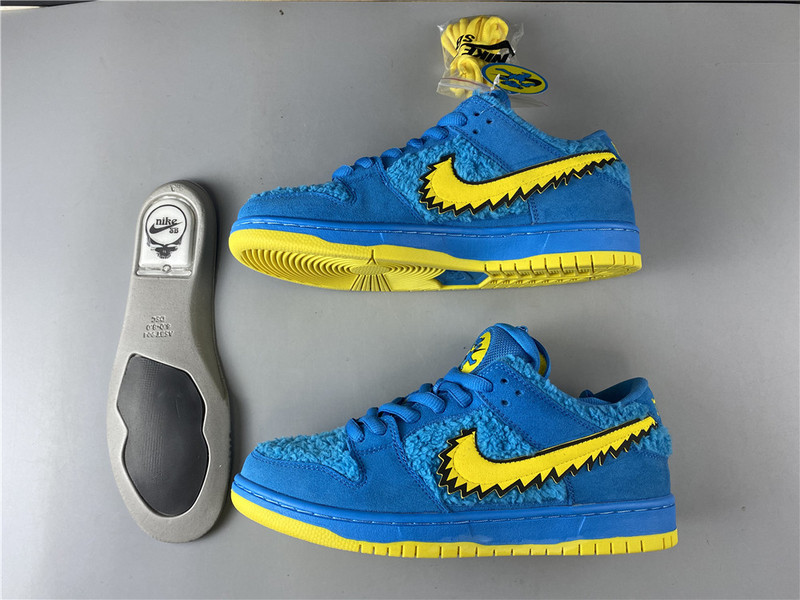 grateful dead x nike sb dunk low cj5378 800