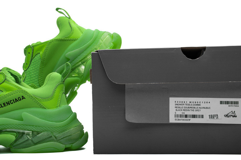 Ba*len*cia*ga triple s neon green 541624-w09ol-3801