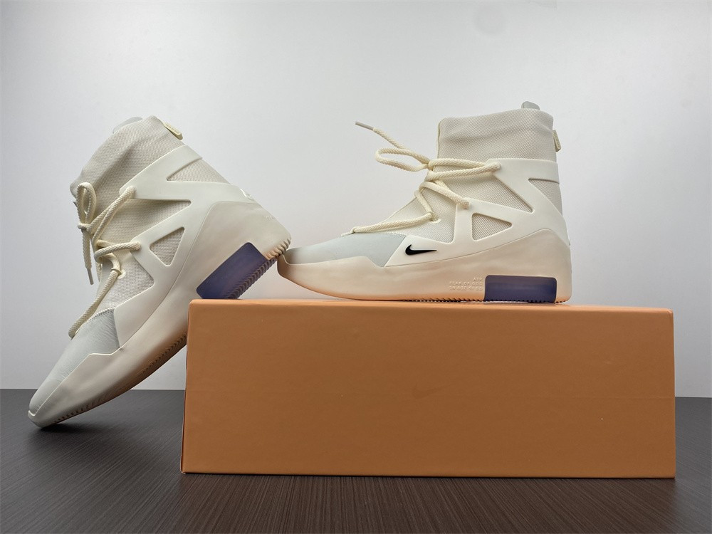 nike air fear of god 1 sail black - ar4237-100