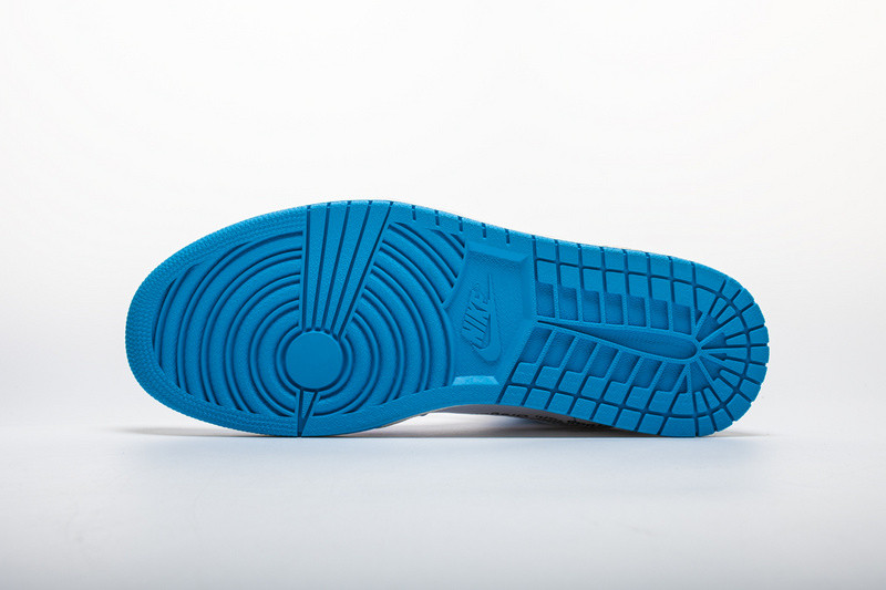 owt nike air jordan 1 unc blue aq0818-148