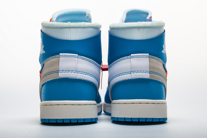 owt nike air jordan 1 unc blue aq0818-148