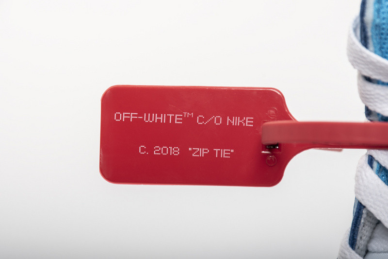 owt nike air jordan 1 unc blue aq0818-148