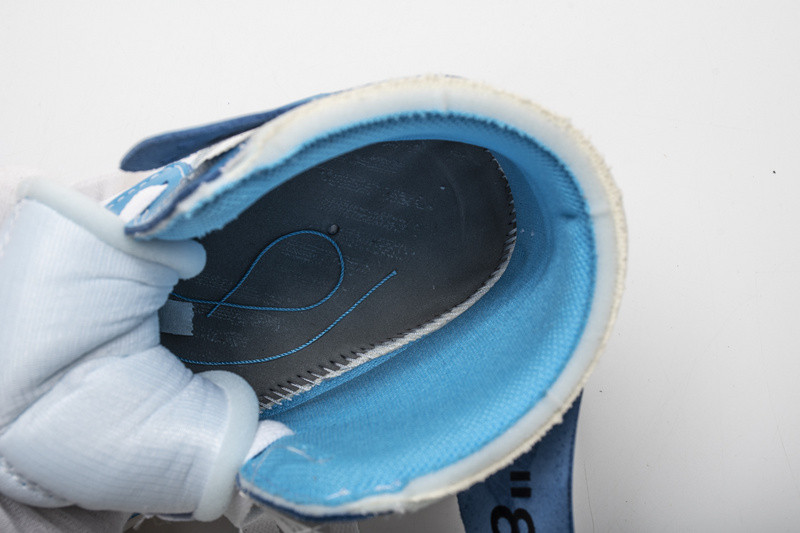 owt nike air jordan 1 unc blue aq0818-148