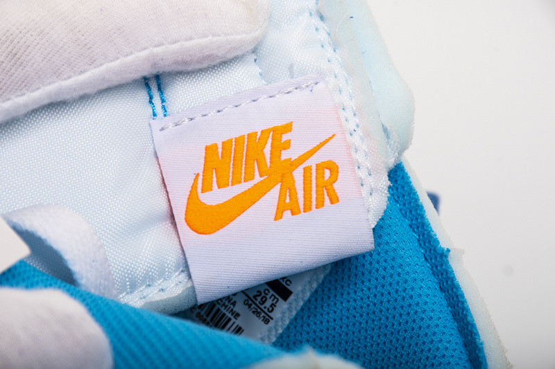 owt nike air jordan 1 unc blue aq0818-148