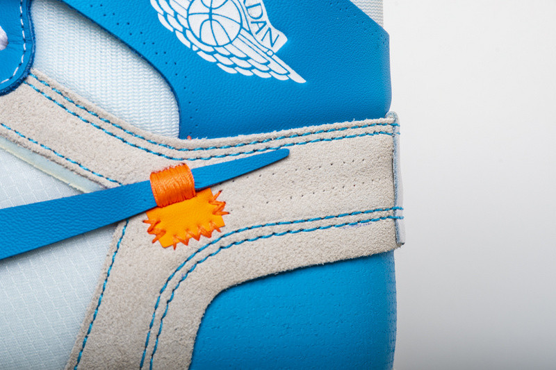 owt nike air jordan 1 unc blue aq0818-148