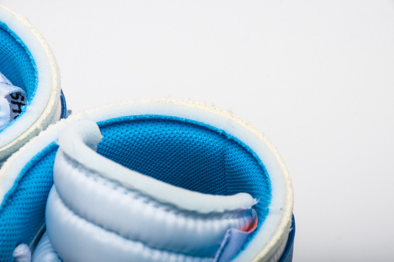 owt nike air jordan 1 unc blue aq0818-148