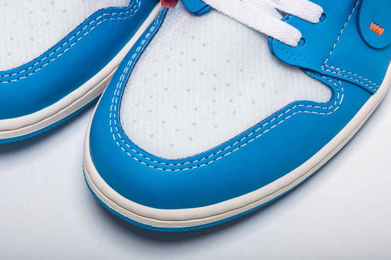 owt nike air jordan 1 unc blue aq0818-148
