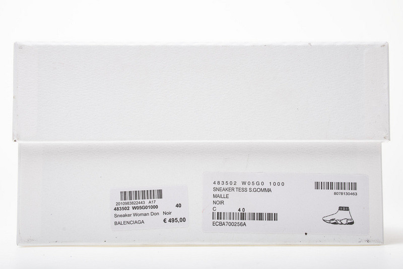 Ba*len*cia*ga speed trainer sneakers all black 483502 w05g0 1000
