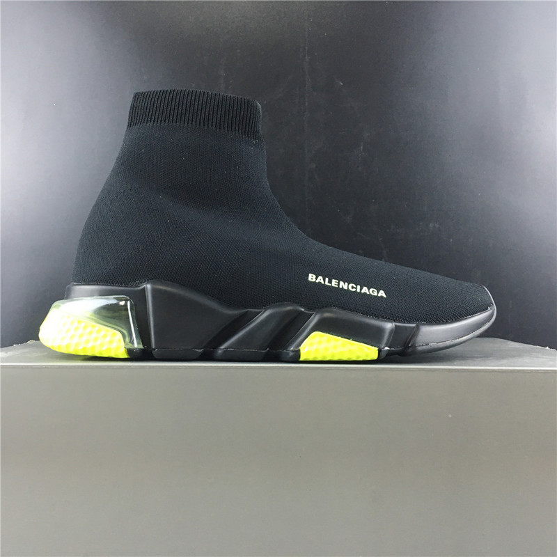 ba*len*cia*ga speed trainer sneakers with yellow botT0m