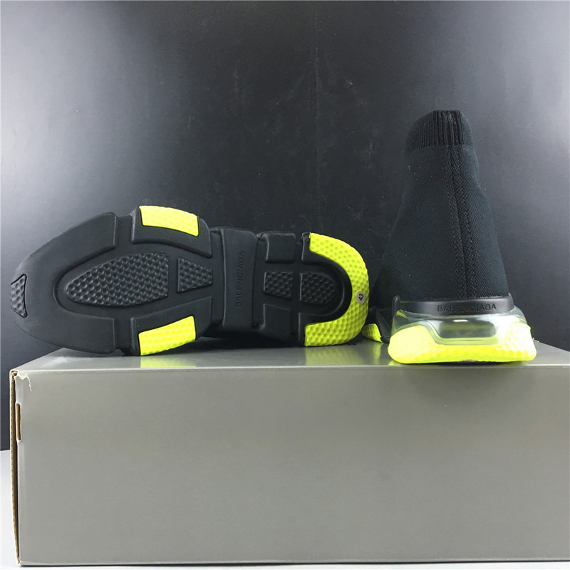 ba*len*cia*ga speed trainer sneakers with yellow botT0m