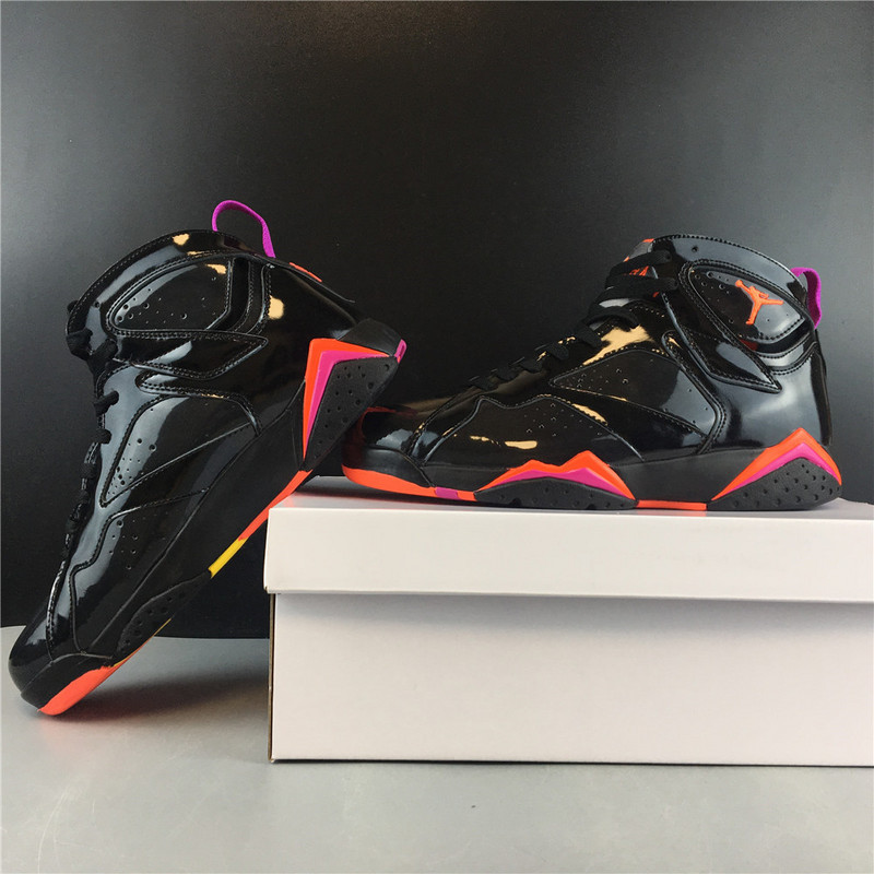 jordan 7 retro black patent (w) 313358-006
